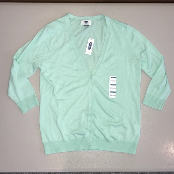 Old Navy Sweaters - NWT Old Navy mint green cardigan